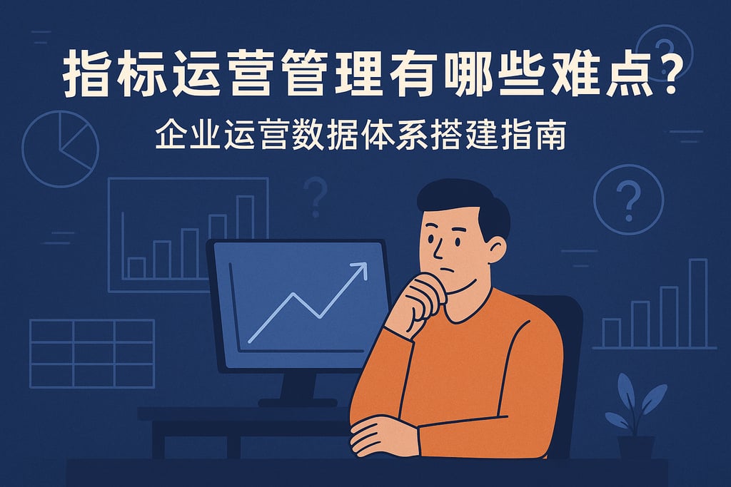 指标运营管理有哪些难点？企业运营数据体系搭建指南