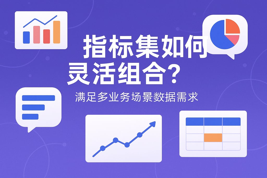 指标集如何灵活组合？满足多业务场景数据需求
