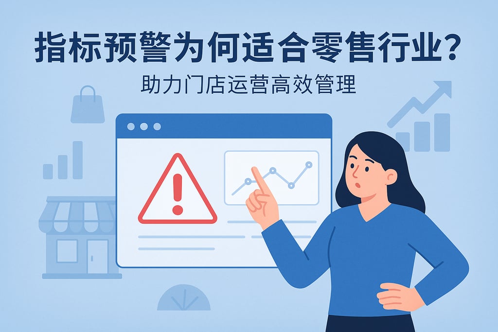 指标预警为何适合零售行业？助力门店运营高效管理