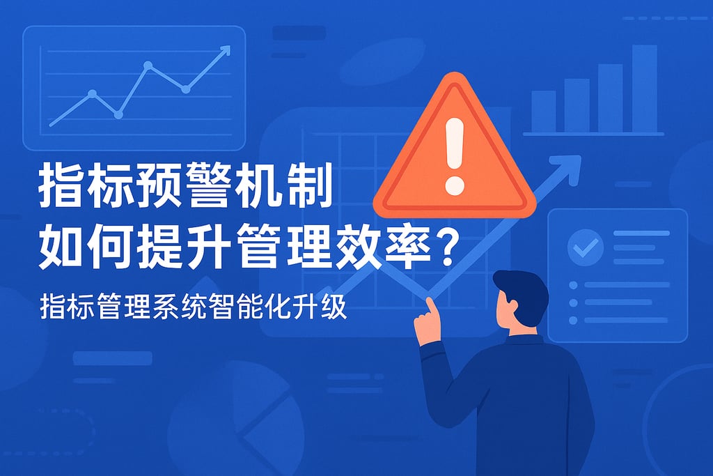 指标预警机制如何提升管理效率？指标管理系统智能化升级