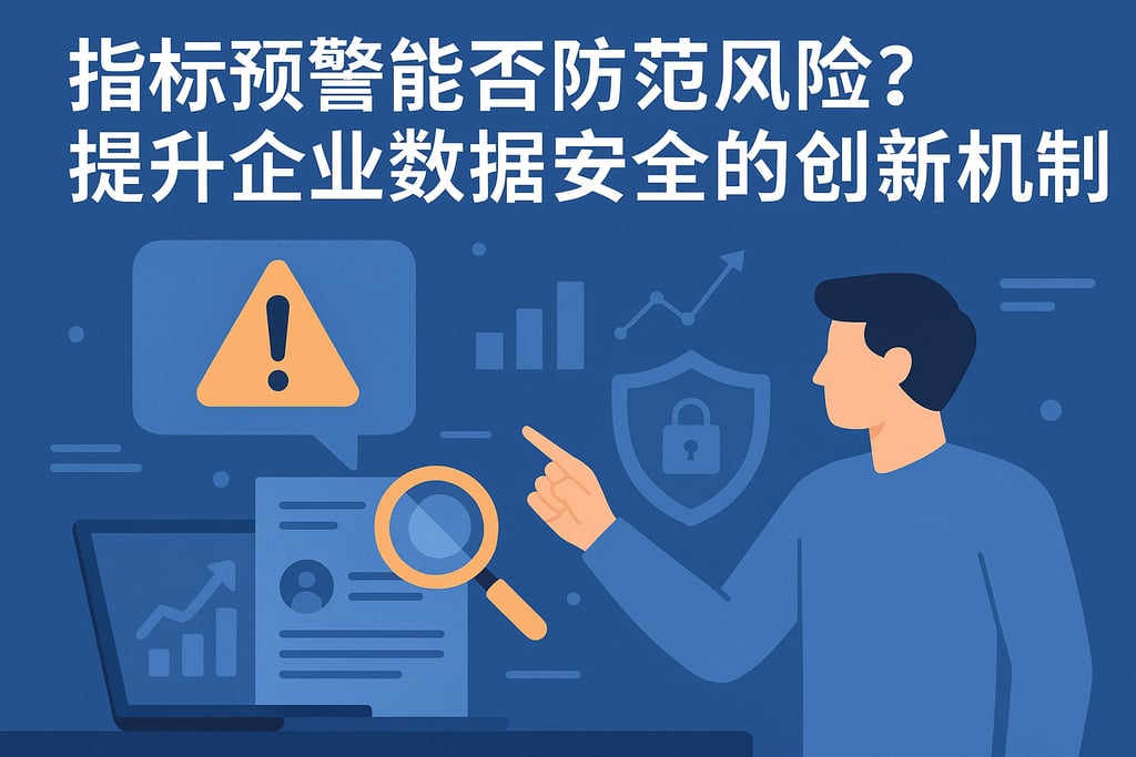指标预警能否防范风险？提升企业数据安全的创新机制