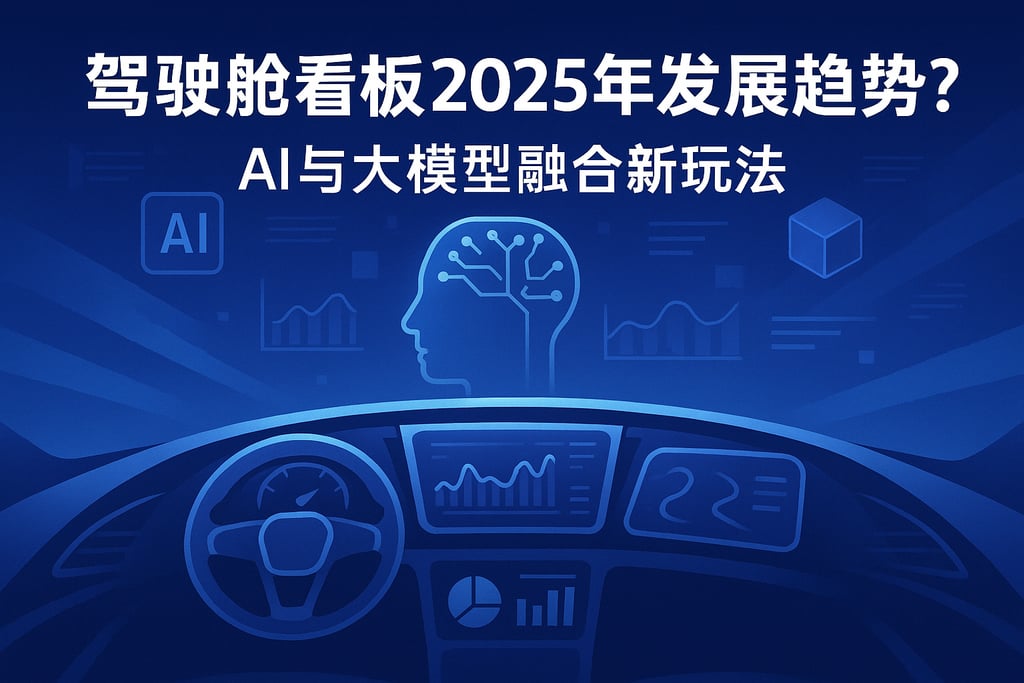驾驶舱看板2025年发展趋势？AI与大模型融合新玩法