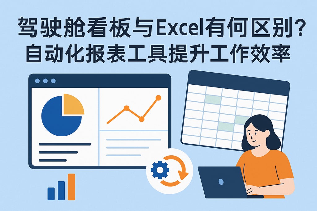 驾驶舱看板与Excel有何区别？自动化报表工具提升工作效率