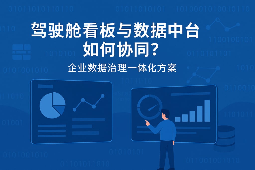 驾驶舱看板与数据中台如何协同？企业数据治理一体化方案