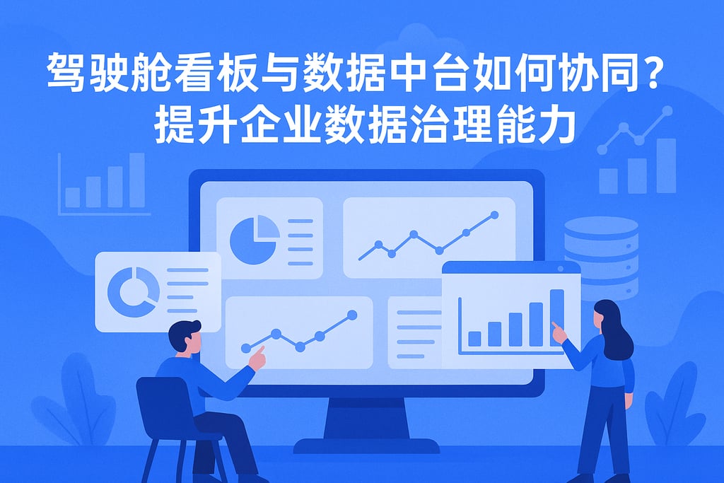 驾驶舱看板与数据中台如何协同？提升企业数据治理能力