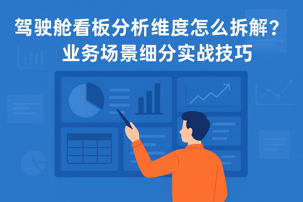 驾驶舱看板分析维度怎么拆解？业务场景细分实战技巧