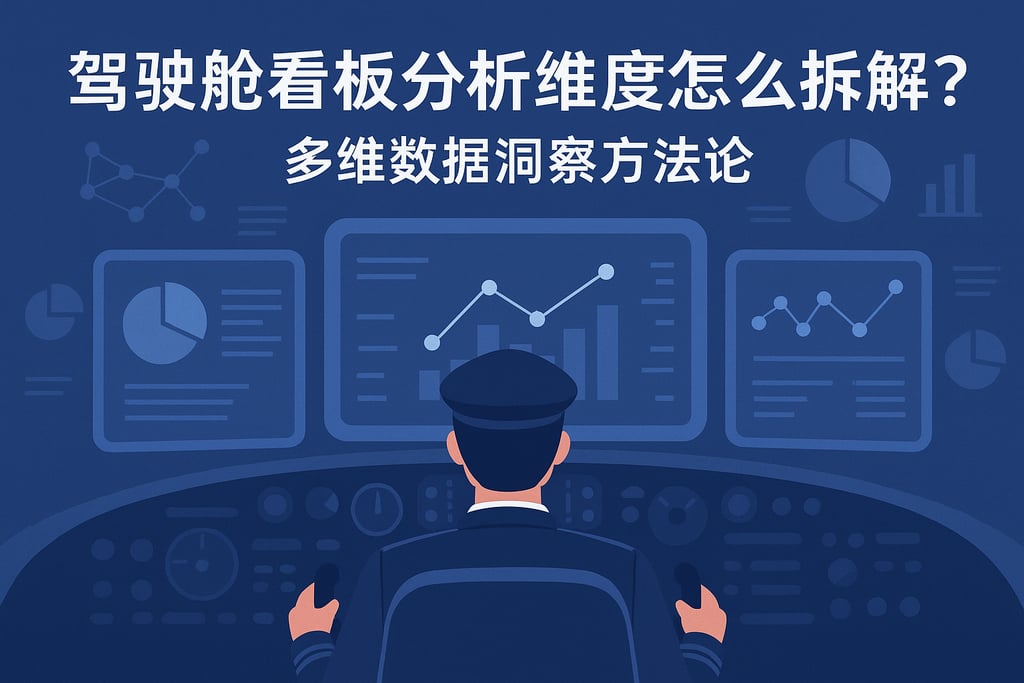 驾驶舱看板分析维度怎么拆解？多维数据洞察方法论