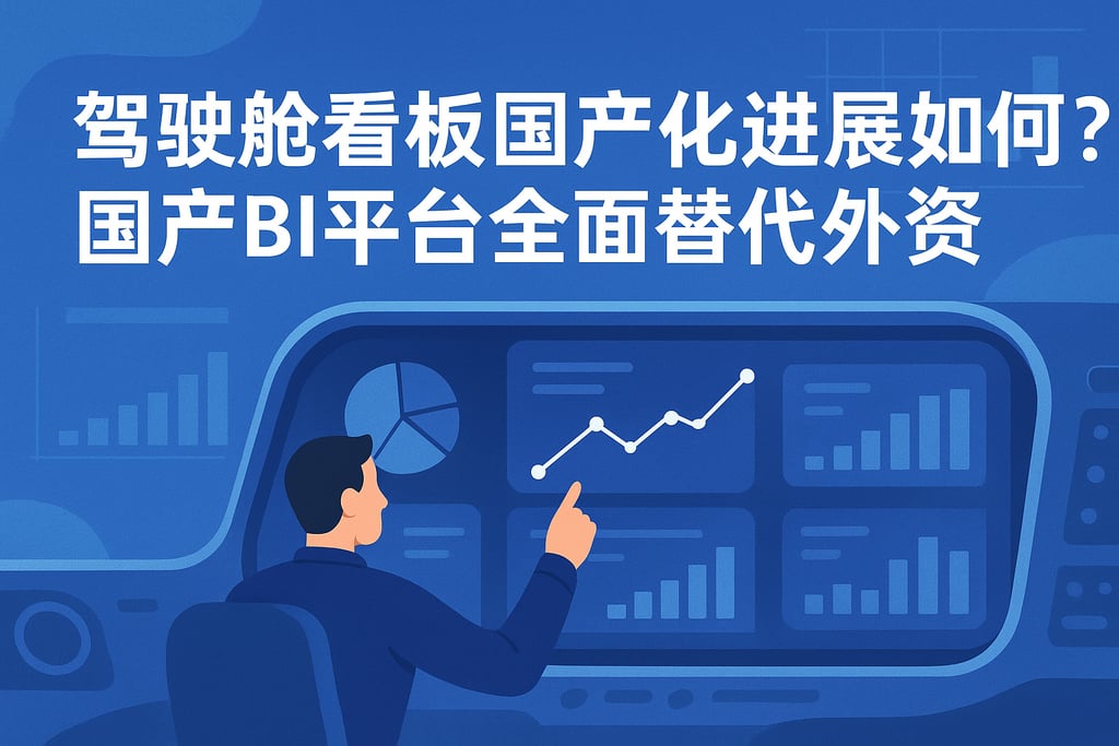 驾驶舱看板国产化进展如何？国产BI平台全面替代外资