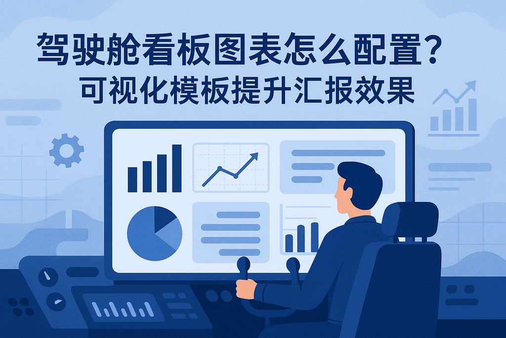 驾驶舱看板图表怎么配置？可视化模板提升汇报效果