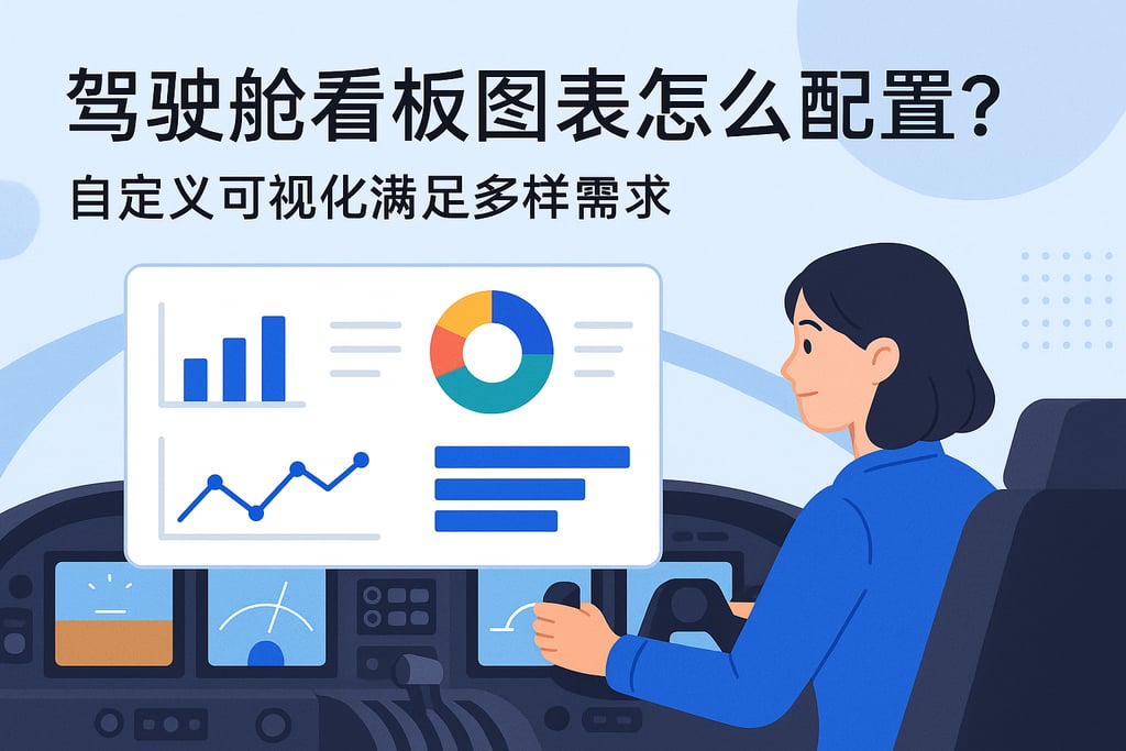 驾驶舱看板图表怎么配置？自定义可视化满足多样需求