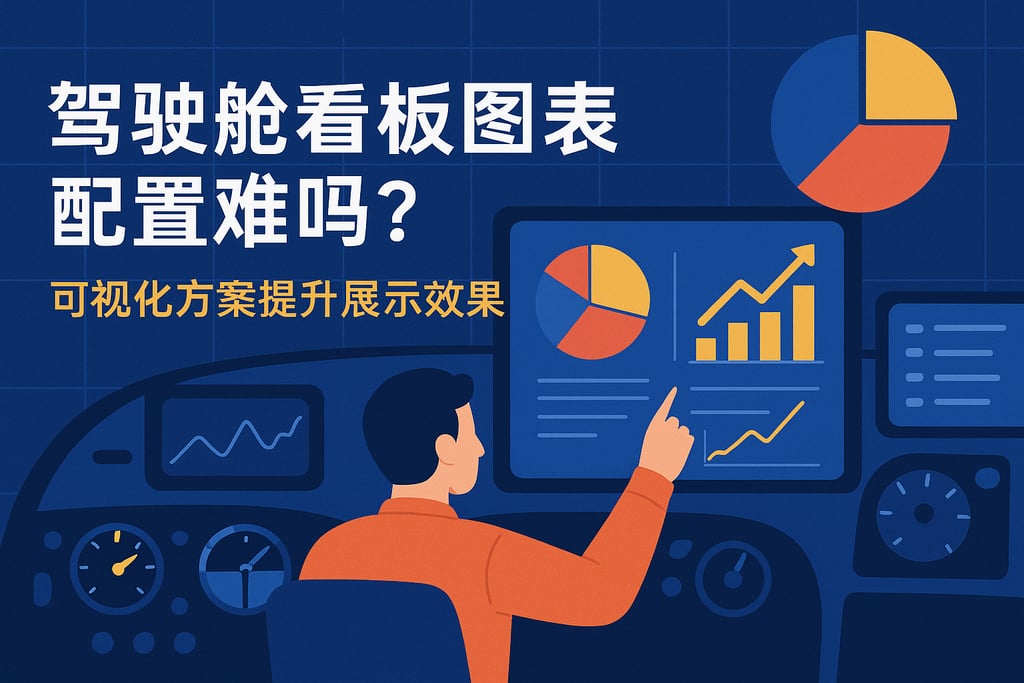 驾驶舱看板图表配置难吗？可视化方案提升展示效果
