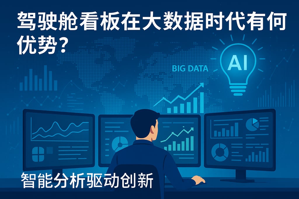 驾驶舱看板在大数据时代有何优势？智能分析驱动创新