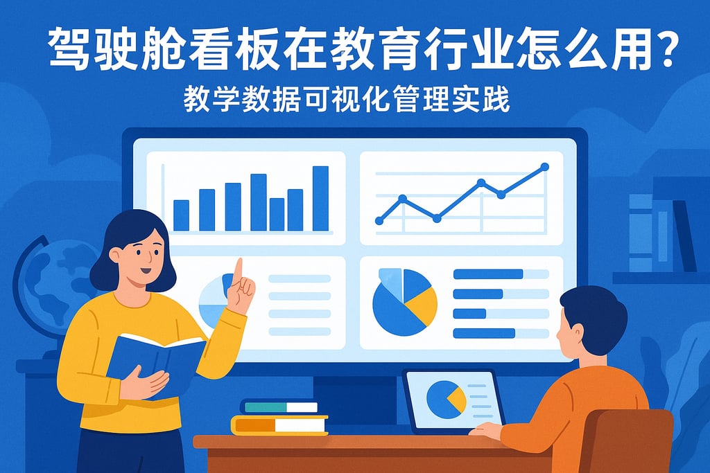 驾驶舱看板在教育行业怎么用？教学数据可视化管理实践