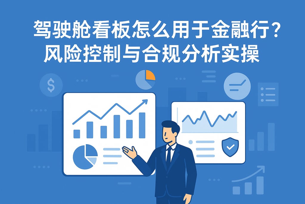 驾驶舱看板在金融行业怎么用？风险控制与合规分析实操