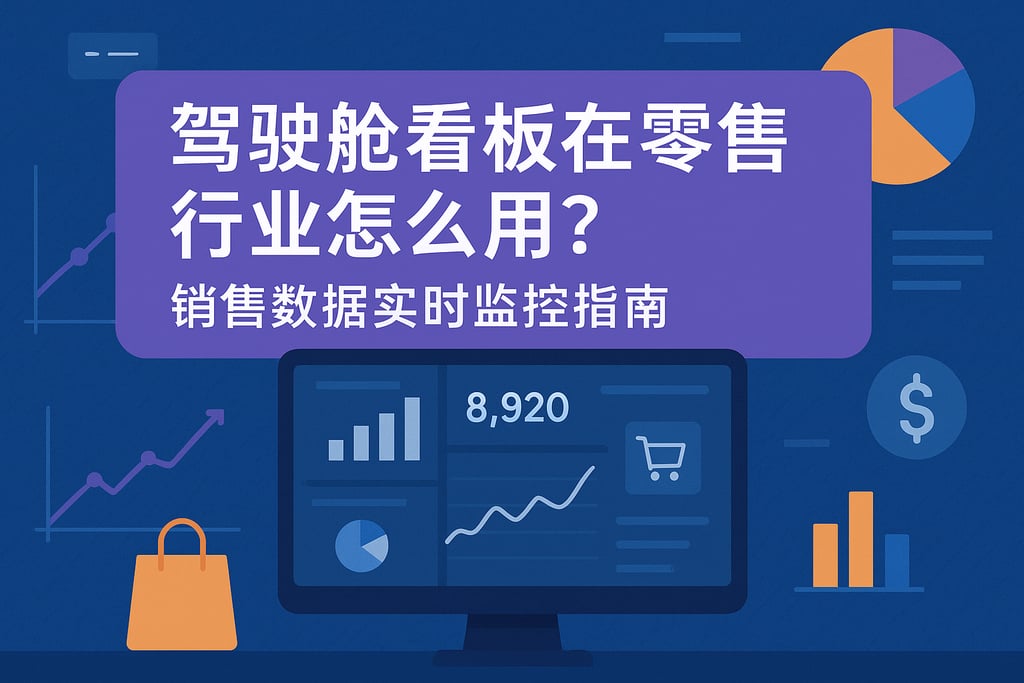 驾驶舱看板在零售行业怎么用？销售数据实时监控指南