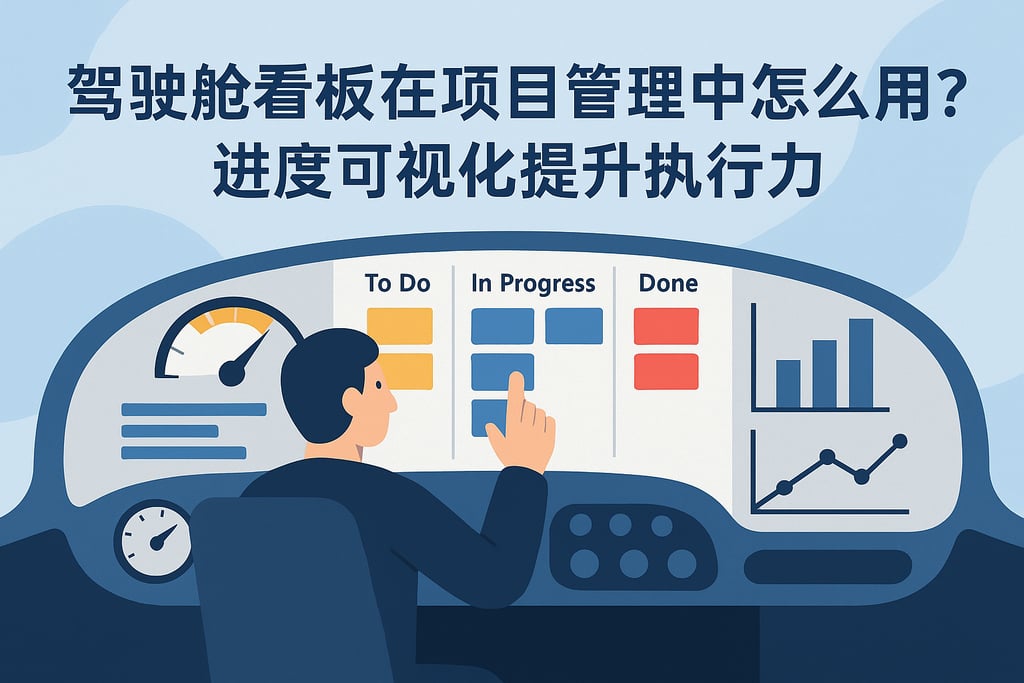 驾驶舱看板在项目管理中怎么用？进度可视化提升执行力