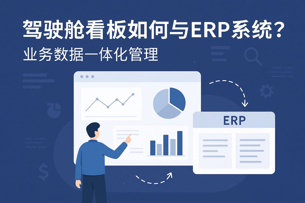 驾驶舱看板如何与ERP系统集成？业务数据一体化管理