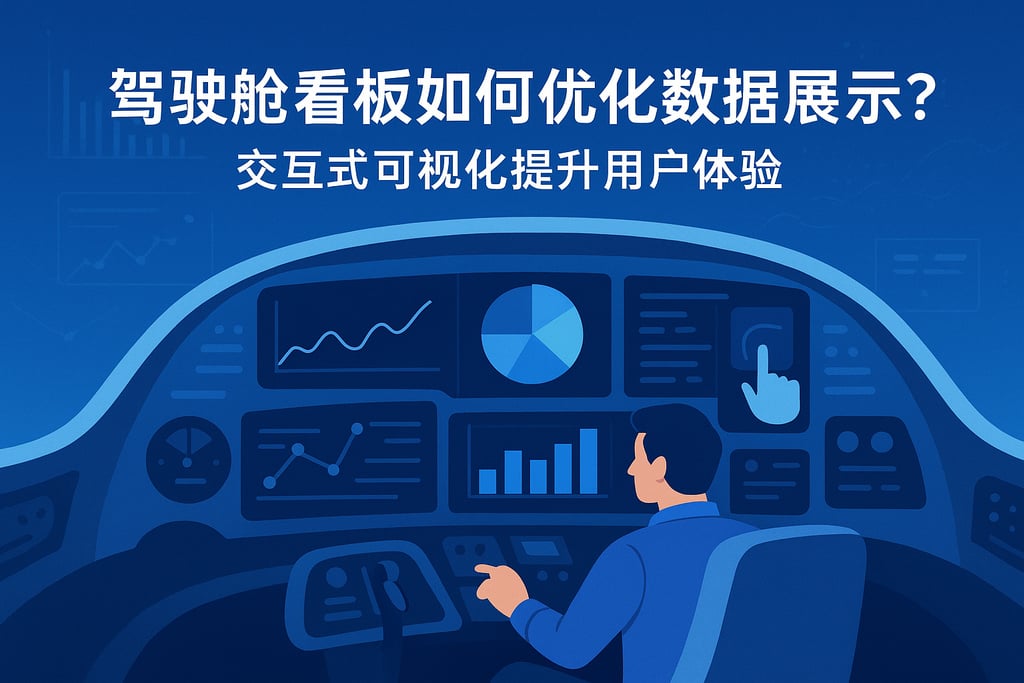 驾驶舱看板如何优化数据展示？交互式可视化提升用户体验