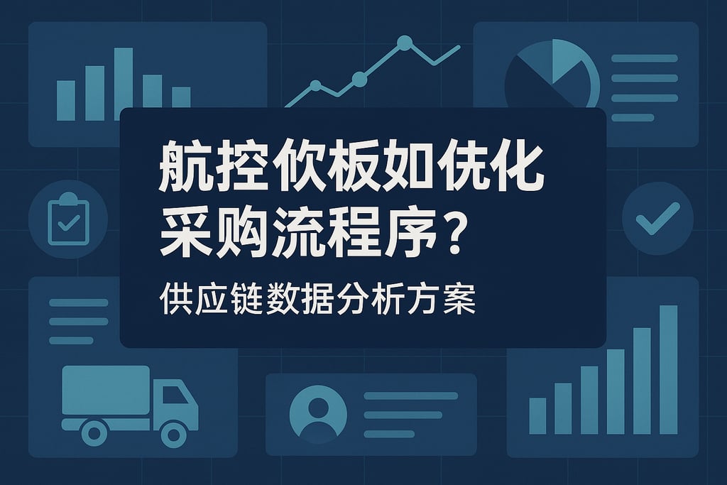 驾驶舱看板如何优化采购流程？供应链数据分析方案