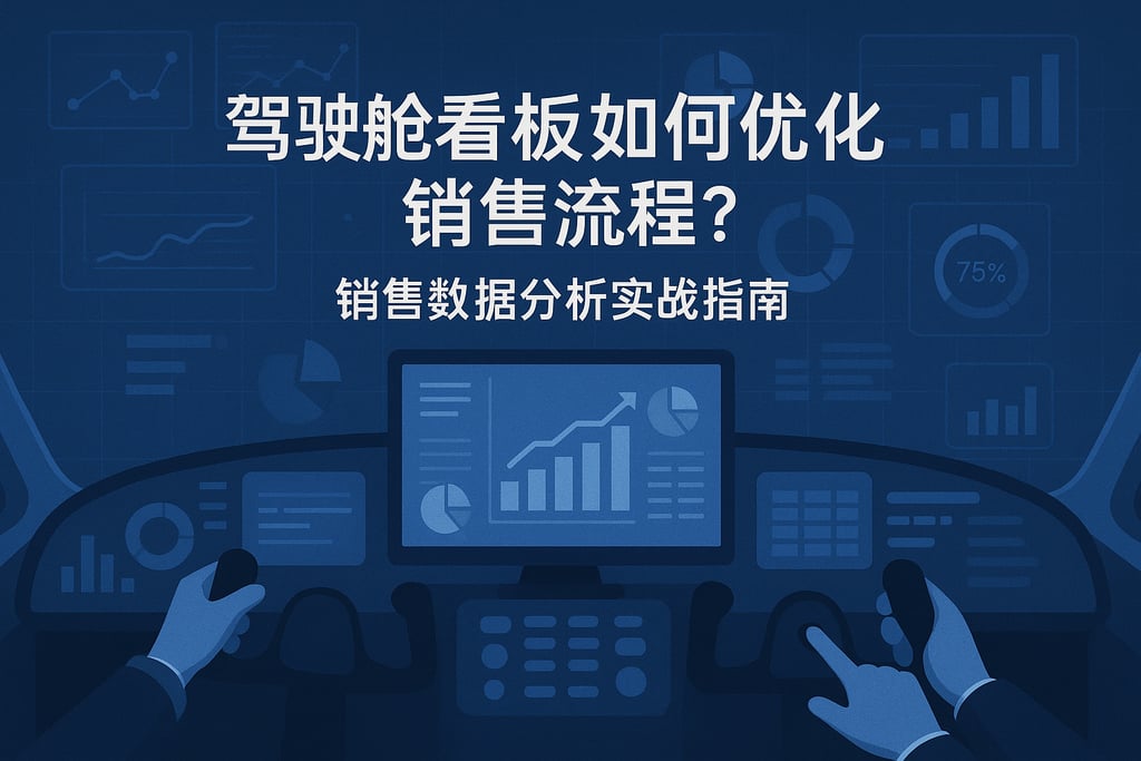 驾驶舱看板如何优化销售流程？销售数据分析实战指南