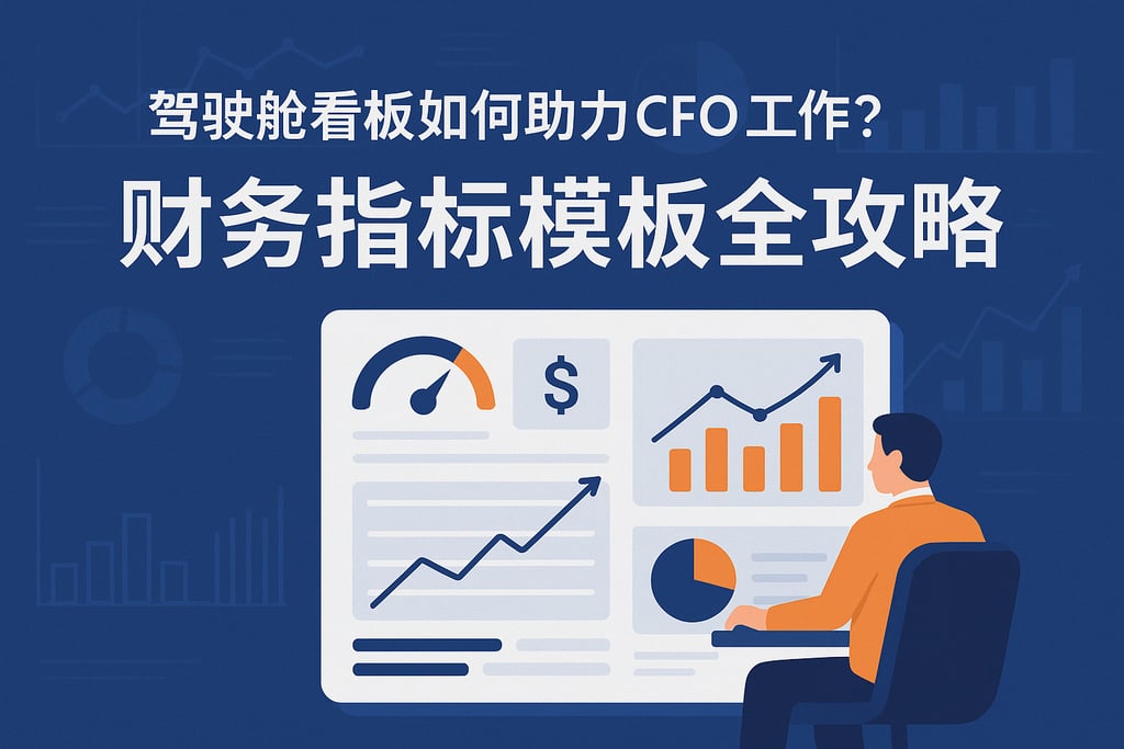 驾驶舱看板如何助力CFO工作？财务指标模板全攻略