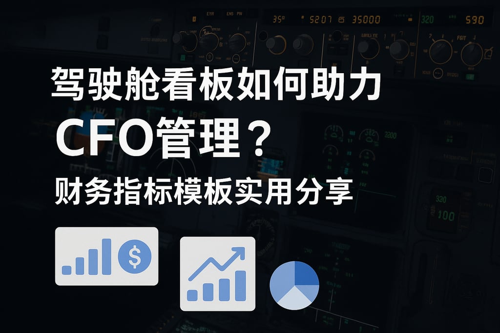 驾驶舱看板如何助力CFO管理？财务指标模板实用分享