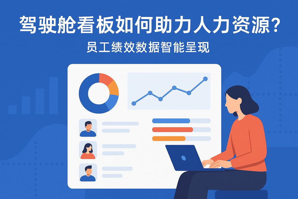 驾驶舱看板如何助力人力资源？员工绩效数据智能呈现