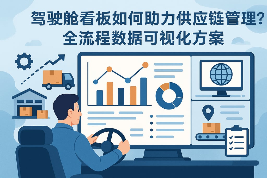 驾驶舱看板如何助力供应链管理？全流程数据可视化方案