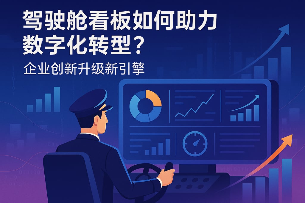 驾驶舱看板如何助力数字化转型？企业创新升级新引擎