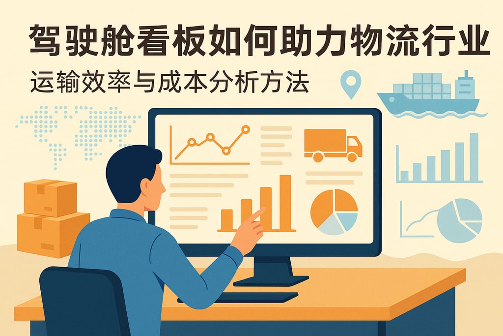 驾驶舱看板如何助力物流行业？运输效率与成本分析方法