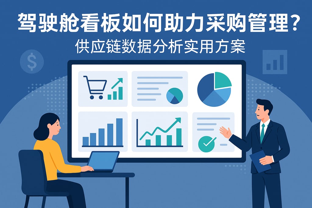驾驶舱看板如何助力采购管理？供应链数据分析实用方案