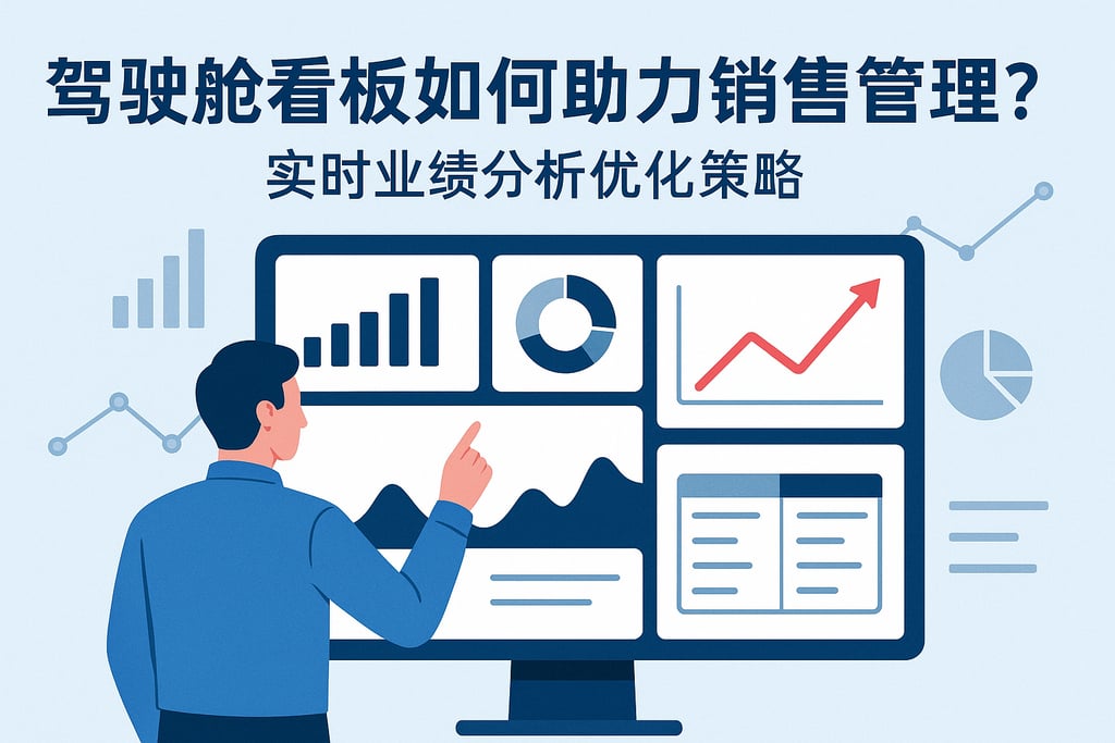 驾驶舱看板如何助力销售管理？实时业绩分析优化策略