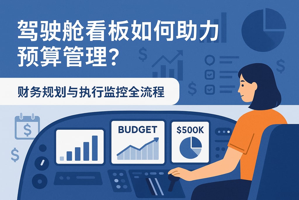 驾驶舱看板如何助力预算管理？财务规划与执行监控全流程