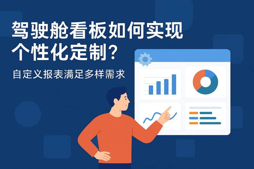 驾驶舱看板如何实现个性化定制？自定义报表满足多样需求