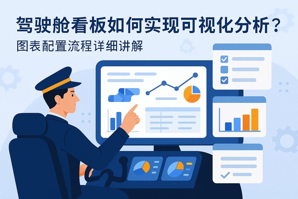 驾驶舱看板如何实现可视化分析？图表配置流程详细讲解