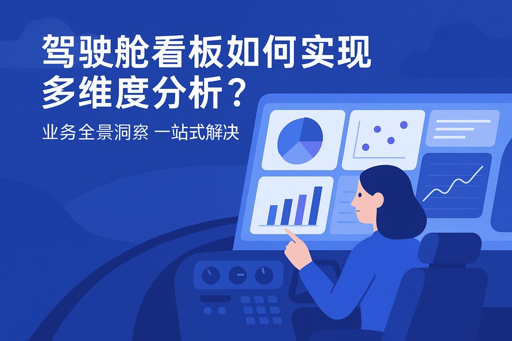 驾驶舱看板如何实现多维度分析？业务全景洞察一站式解决