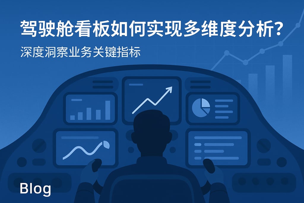 驾驶舱看板如何实现多维度分析？深度洞察业务关键指标