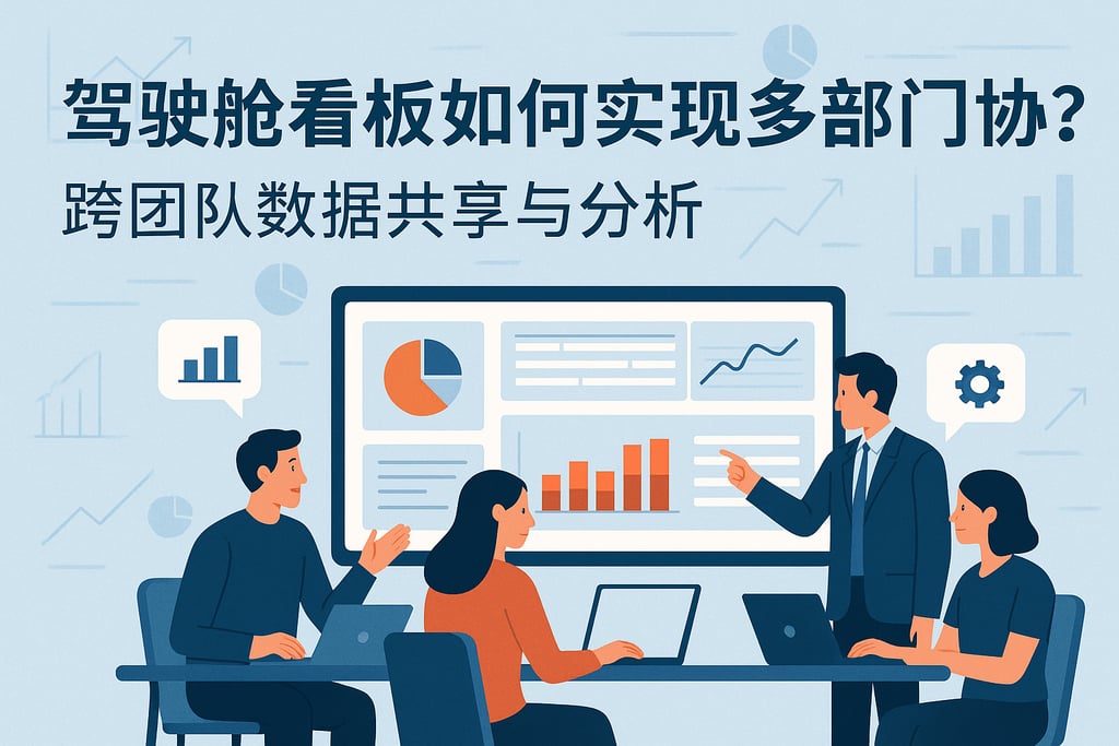 驾驶舱看板如何实现多部门协作？跨团队数据共享与分析