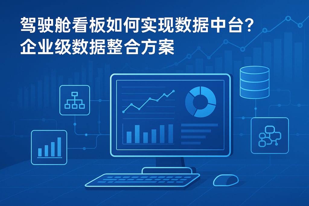 驾驶舱看板如何实现数据中台？企业级数据整合方案