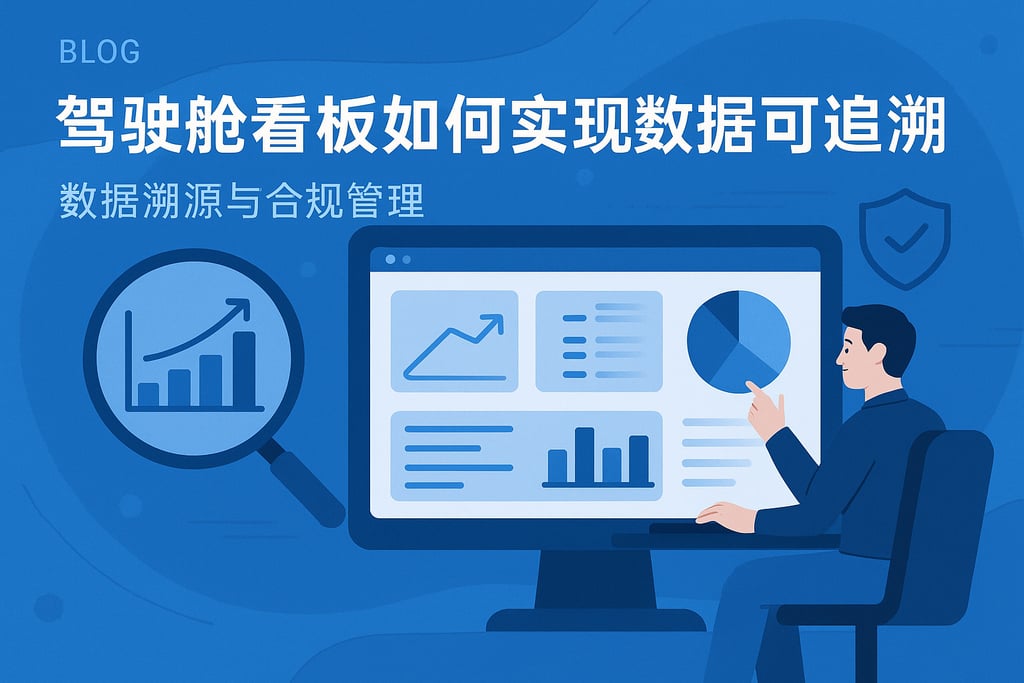 驾驶舱看板如何实现数据可追溯？数据溯源与合规管理