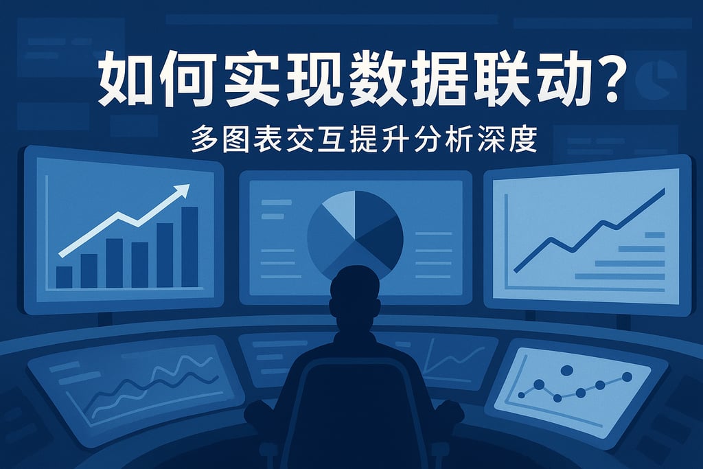 驾驶舱看板如何实现数据联动？多图表交互提升分析深度