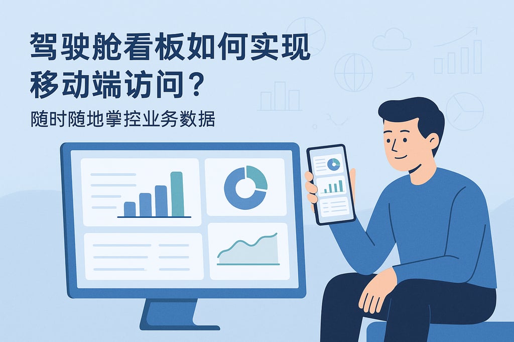 驾驶舱看板如何实现移动端访问？随时随地掌控业务数据