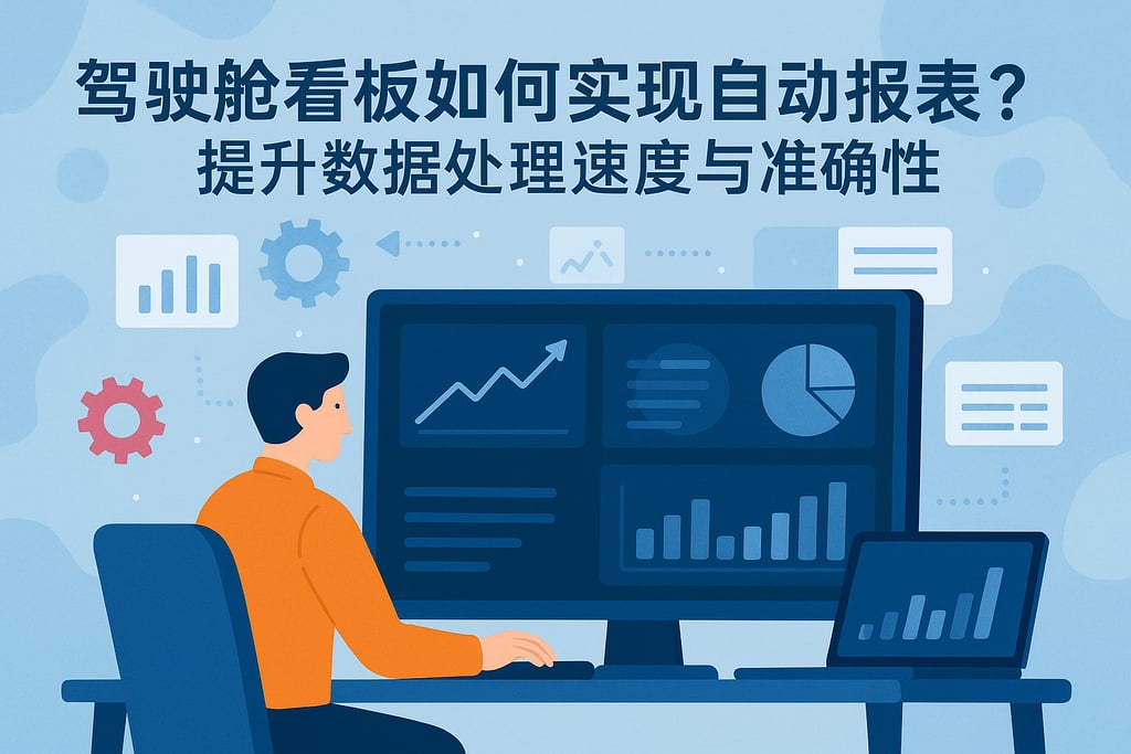 驾驶舱看板如何实现自动报表？提升数据处理速度与准确性