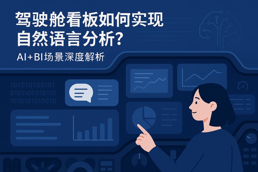 驾驶舱看板如何实现自然语言分析？AI+BI场景深度解析