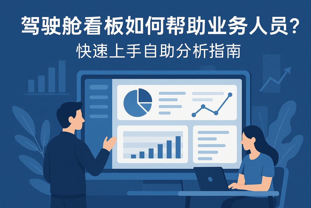驾驶舱看板如何帮助业务人员？快速上手自助分析指南