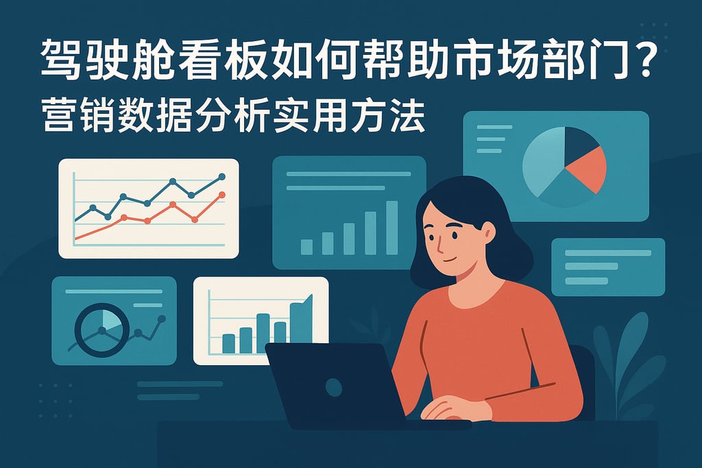 驾驶舱看板如何帮助市场部门？营销数据分析实用方法