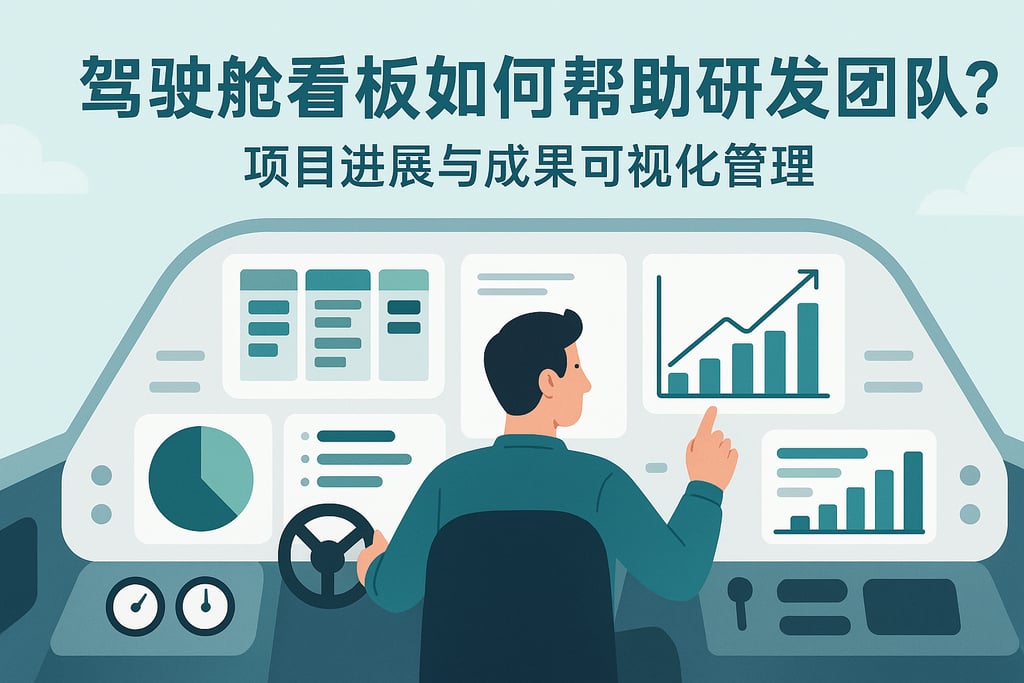 驾驶舱看板如何帮助研发团队？项目进展与成果可视化管理