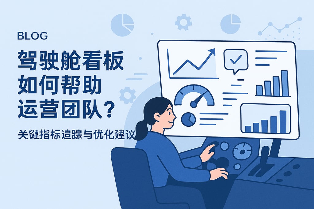 驾驶舱看板如何帮助运营团队？关键指标追踪与优化建议