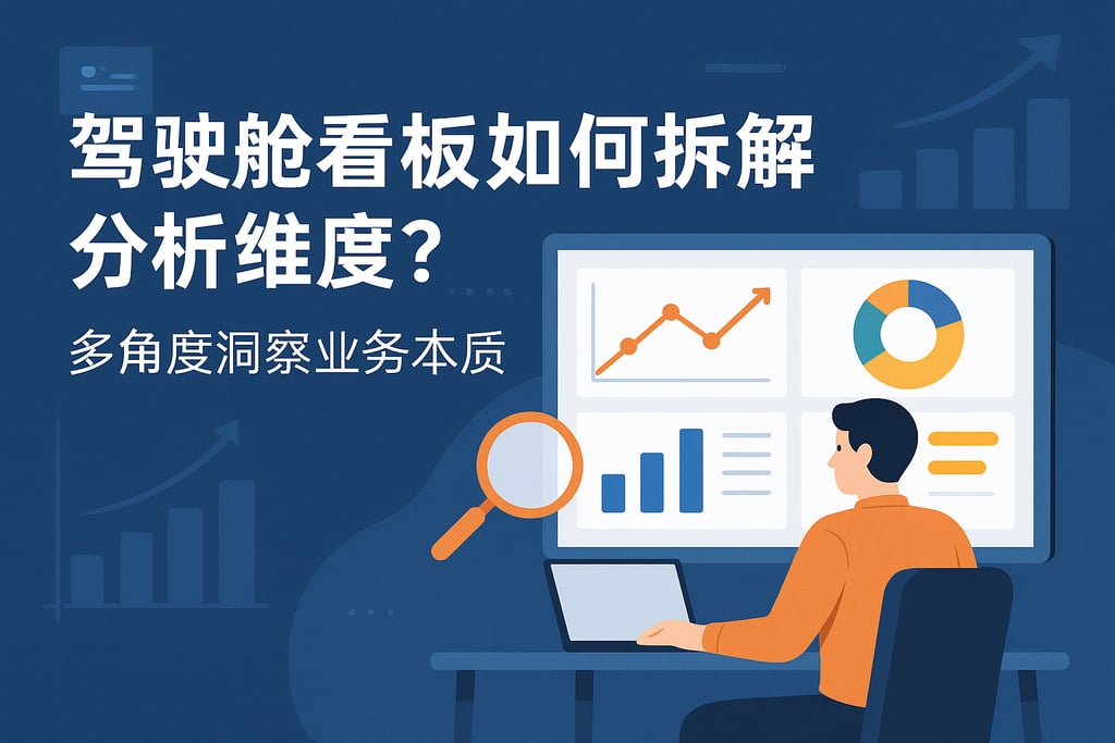 驾驶舱看板如何拆解分析维度？多角度洞察业务本质