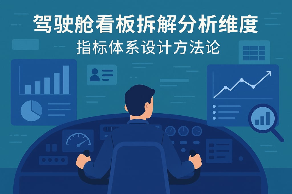 驾驶舱看板如何拆解分析维度？指标体系设计方法论